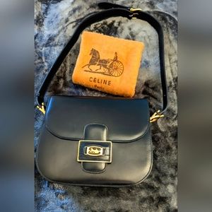 Celine Triomphe Horse Carriage box bag